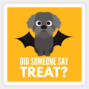 Schnoodle Halloween Trick or Treat Sticker